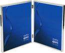 Silver Plated DOUBLE Frames in a range of sizes. PRICE INCLUDES A FREE PRINT UPLOADED (Copy)