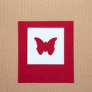 Greenwood Memo Album - 6x4 Red Buterfly