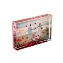 Acrylic Block 6x4 Hearts