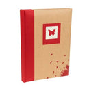 Greenwood Memo Album - 6x4 Red Buterfly