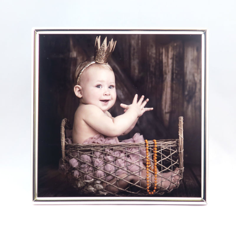 Silver Plated Single Frames in a range of sizes. PRICE INCLUDES A FREE PRINT UPLOADED